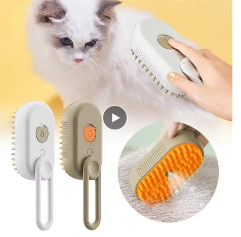 Spazzola Elettrica a Vapore 3-in-1 per Animali | FluffyCare
